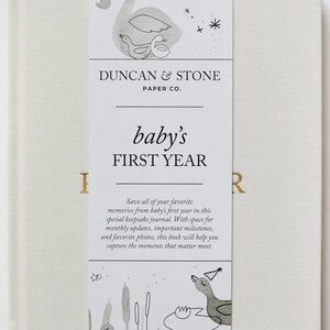 Duncan & Stone Baby's First Year Journal